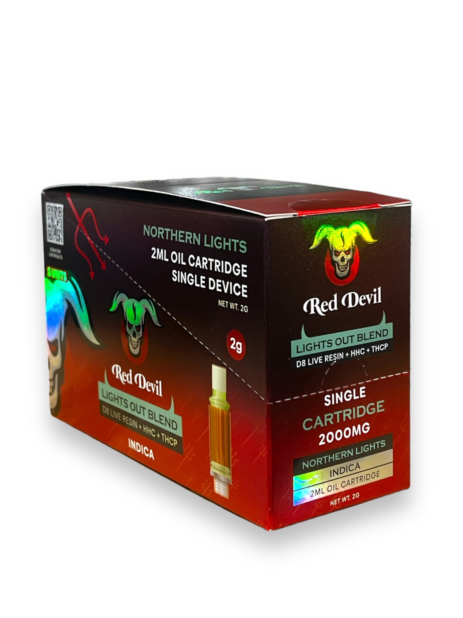 RED DEVIL 2ML OIL CART 5CT BOX- NORTHERN LIGHTS - Red Devil