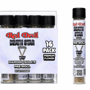 THCP DIAMOND ISOLATE PRE-ROLLS 2GM - INDICA - DEATH STAR