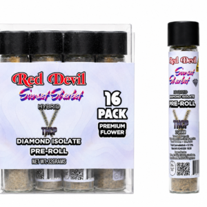 THCP DIAMOND ISOLATE PRE-ROLLS 2GM - HYBRID - SUNSET SHERBET