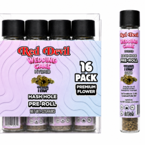THCP HASH HOLE PRE-ROLLS 2GM - HYBRID - WEDDING CAKE