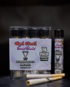 THCP DIAMOND ISOLATE PRE-ROLLS 2GM - HYBRID - SUNSET SHERBET