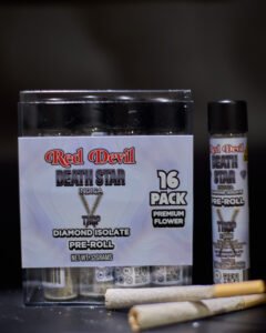 THCP DIAMOND ISOLATE PRE-ROLLS 2GM - INDICA - DEATH STAR