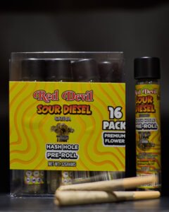 THCP HASH HOLE PRE-ROLLS 2GM - SATIVA - SOUR DIESEL
