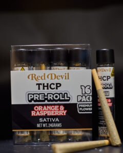 THCP PRE-ROLLS 1.5GM - SATIVA - ORANGE & RASPBERRY