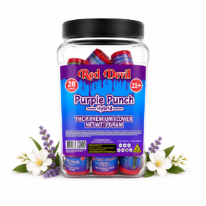THCP FLOWER 1GM - HYBIRD - PURPLE PUNCH