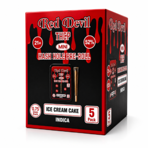 THCP MINI HASH HOLE PRE-ROLLS 0.75GM - INDICA - ICE CREAM CAKE