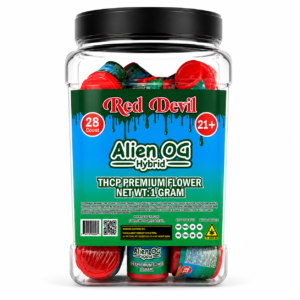 THCP FLOWER 1GM - HYBIRD - ALIEN OG