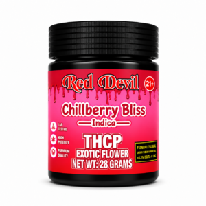 THCP FLOWER 28GM - INDICA - CHILLBERRY BLISS