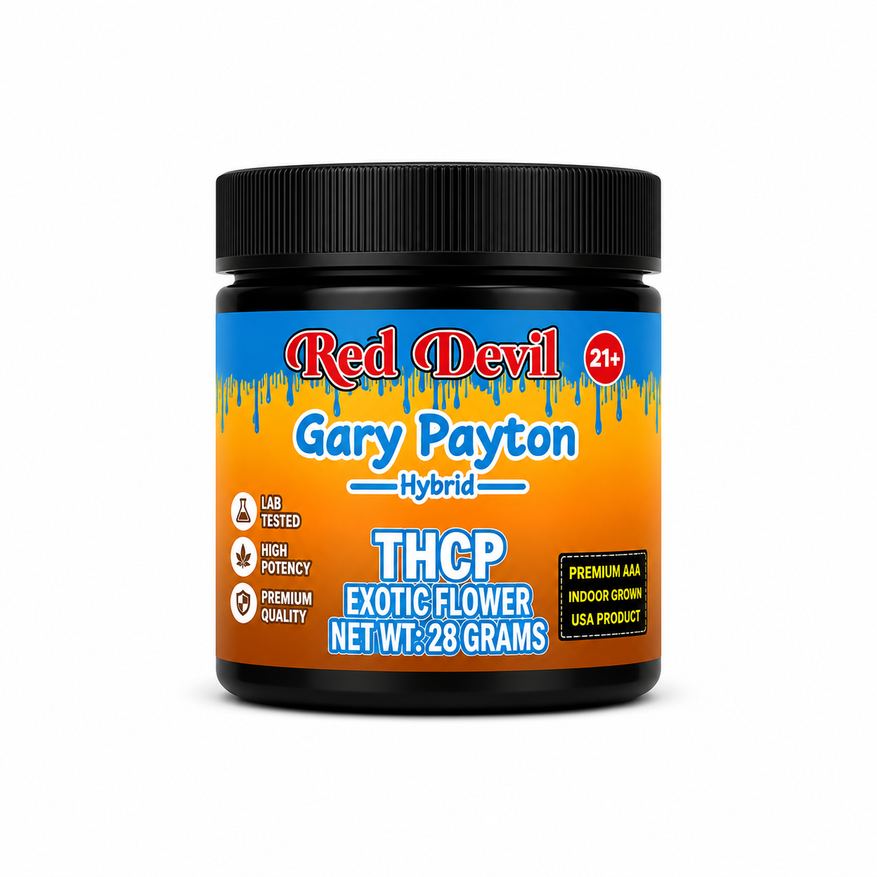 RED DEVIL 28G JAR THC-P FLOWER - GARY PAYTON HYBRID