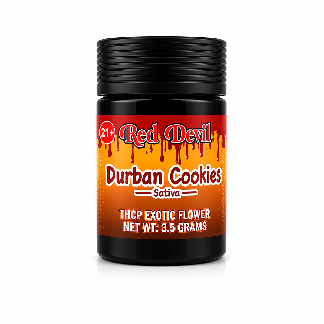 RED DEVIL THCP PREMIUM FLOWER 3.5GM - DURBAN COOKIES SATIVA